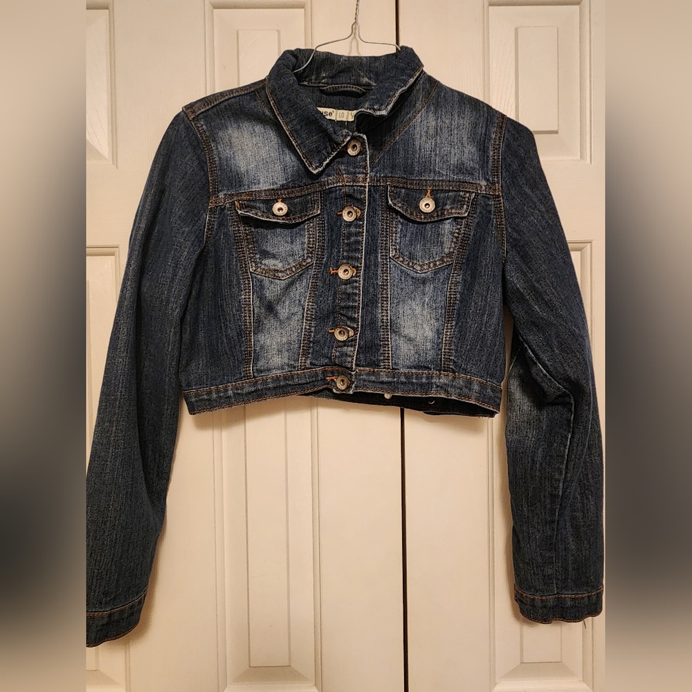 Denim Crop Jacket